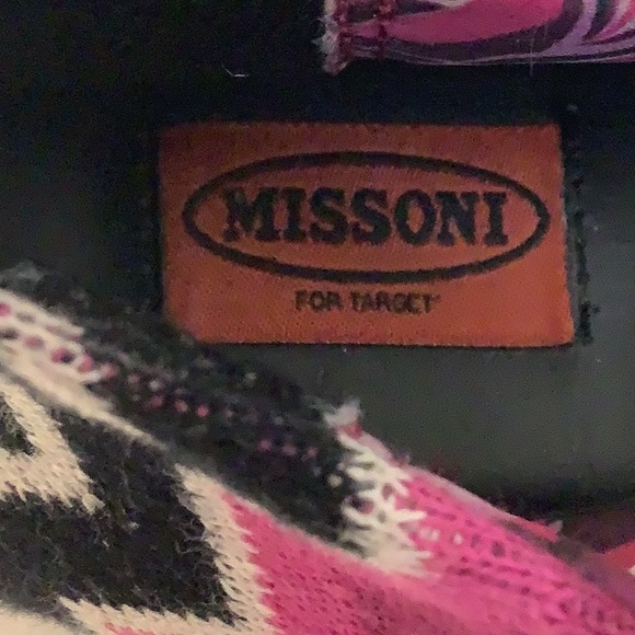 Missoni For Target Purple Green Sweater Knit Zig Zag Chevron Ballet Flats Sz 9.5 - Picture 8 of 12